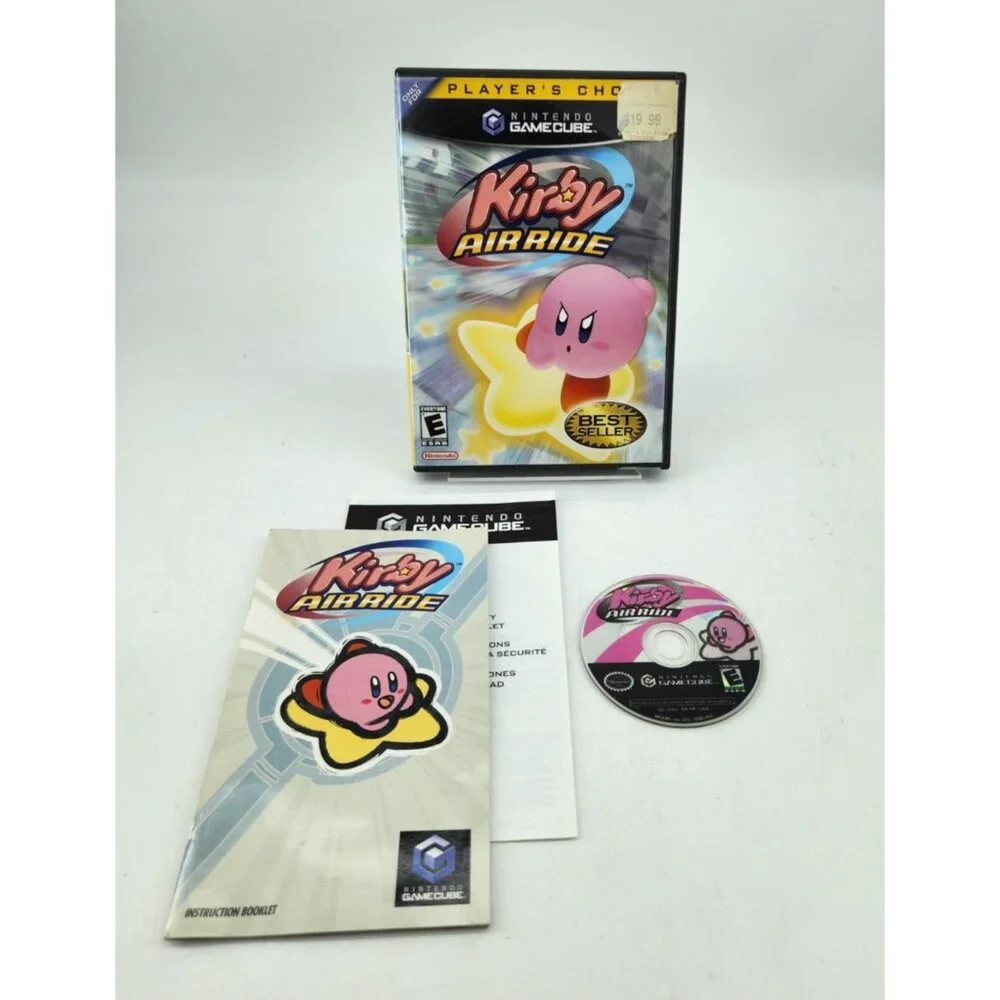 Kirby Air Ride (Nintendo GameCube 2003 Players Choice) Complete CIB